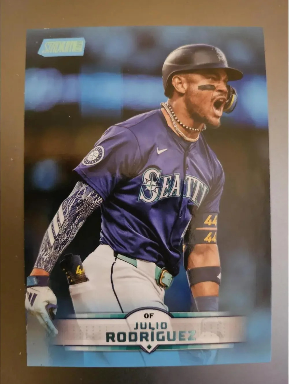Julio Rodriguez [Light Blue] #185 2025 Topps Stadium Club